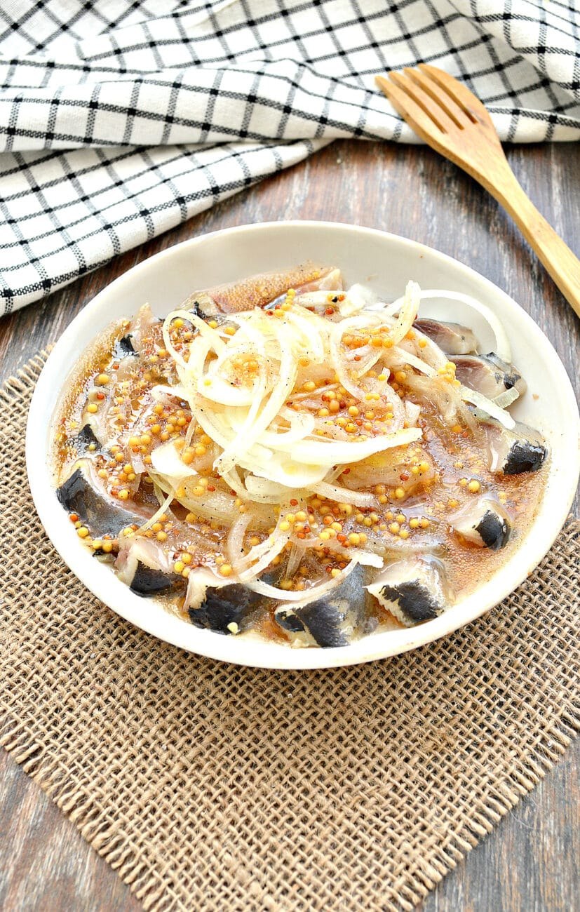 Соус для селедки соленой