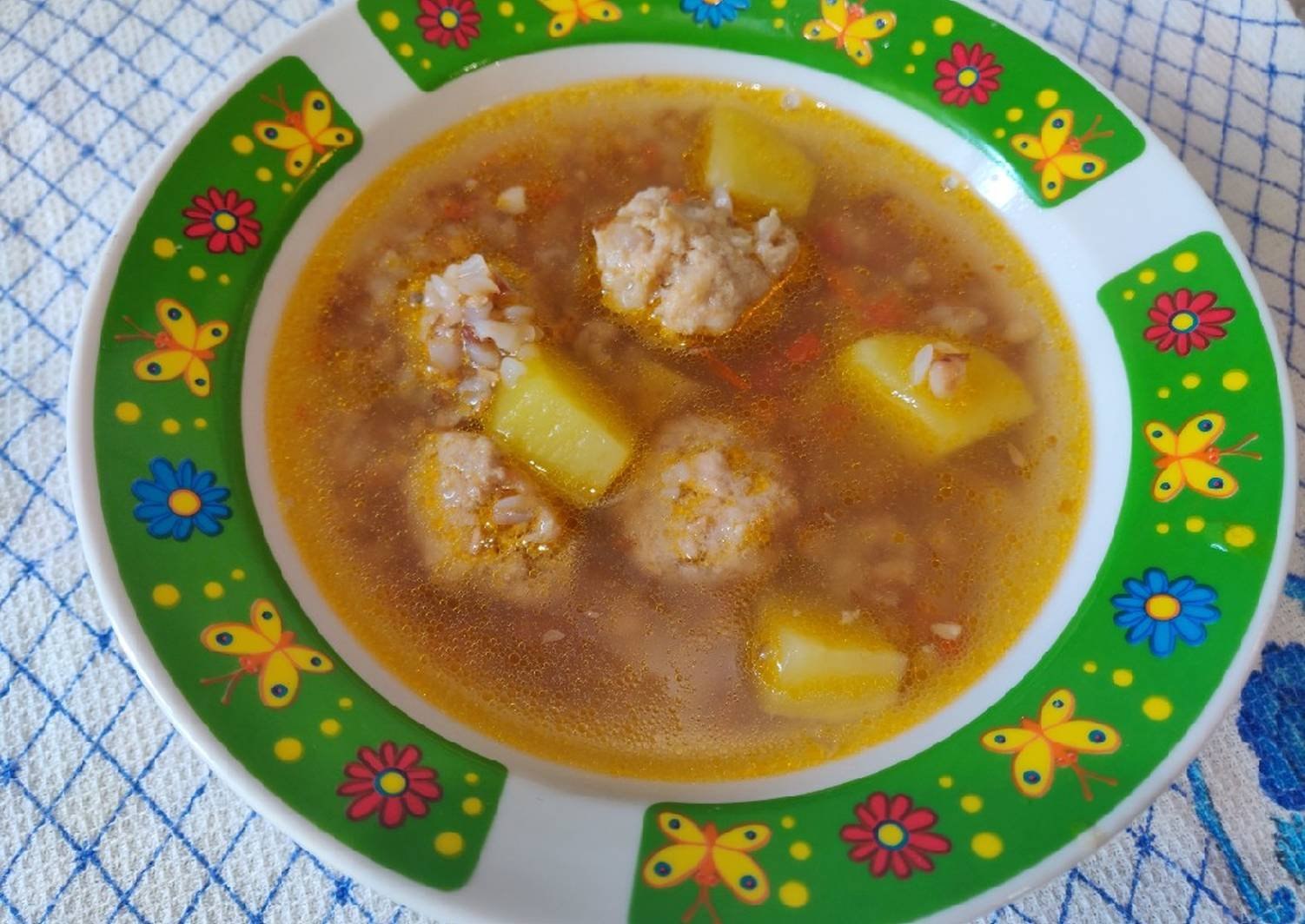 Гречневый суп с фрикадельками рецепт с фото