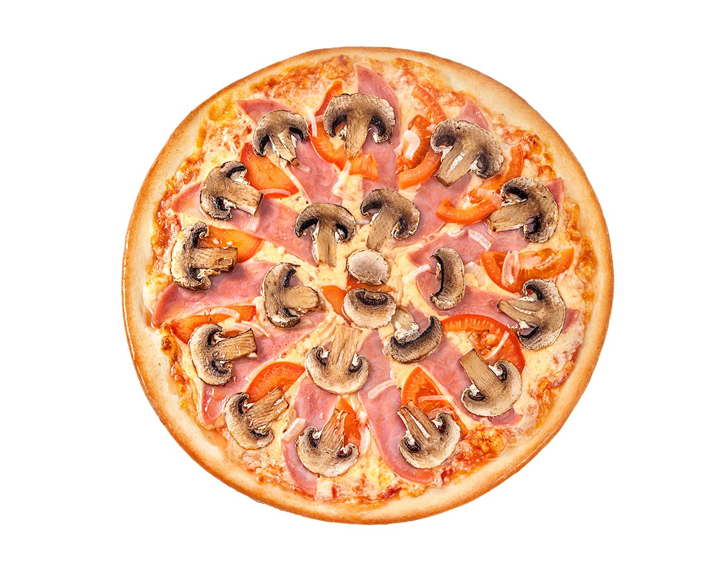 пицца с помидором грибами сыром и колбасой рецепт фото 27