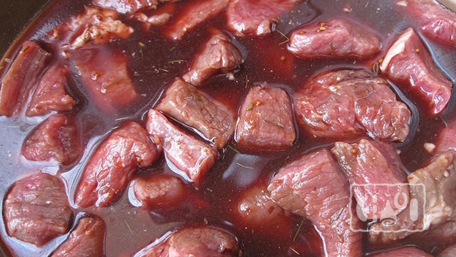 Мясо для шашлыка говядина в маринаде