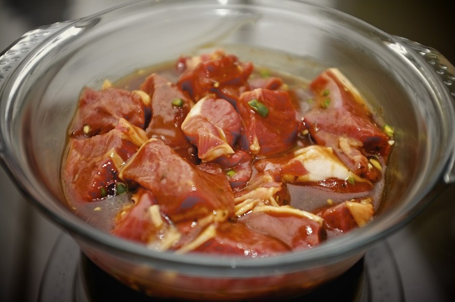Мясо в маринаде для шашлыка