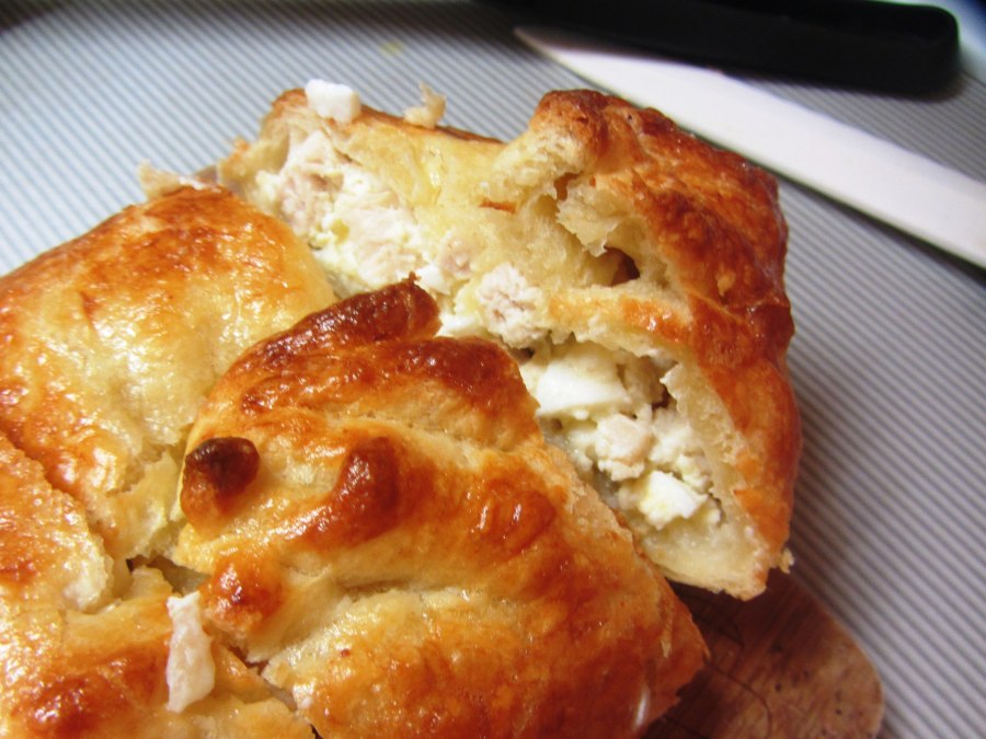 Быстрые пирожки с курицы