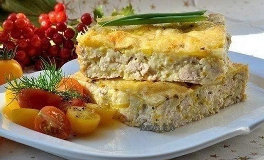 Куриная запеканка в духовке