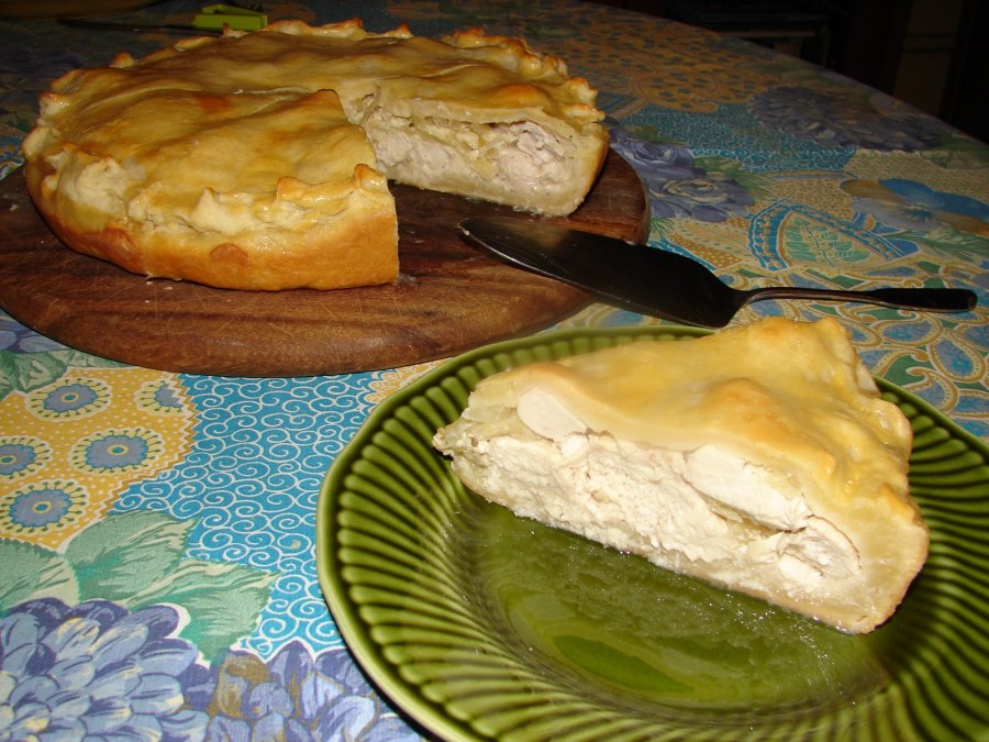 Пирог с грудкой
