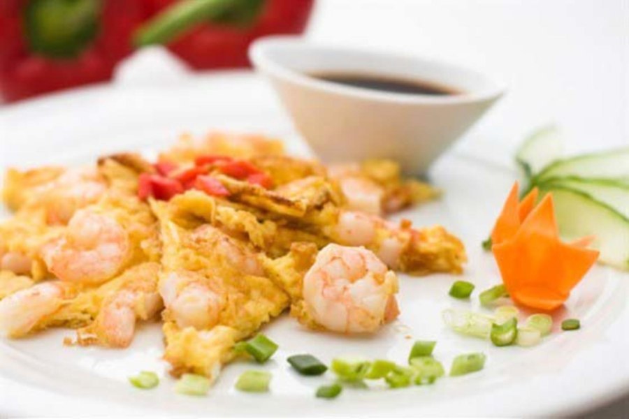 Китайская яичница омлет
