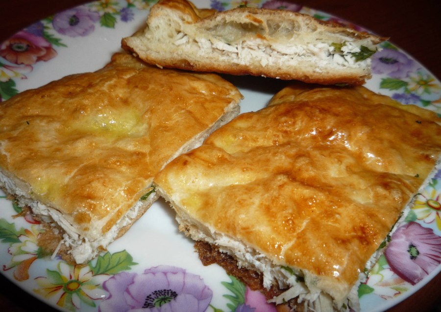 Пирог с курицей
