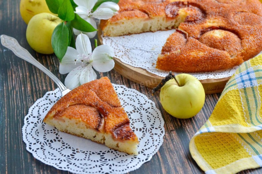 Цветаевский яблочный пирог крошка ши