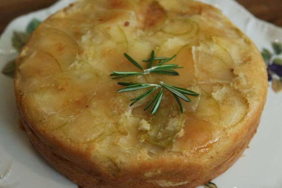 Лотаргиния пирог с заварным кремом