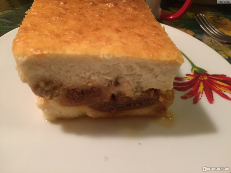Творожная запеканка с курагой