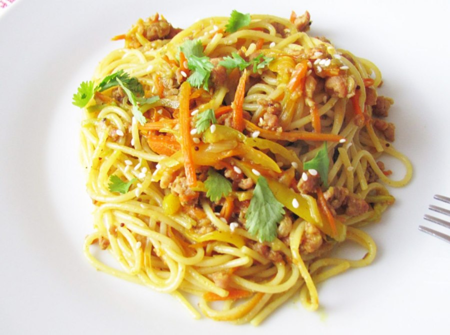 Паста с макаронами ригате