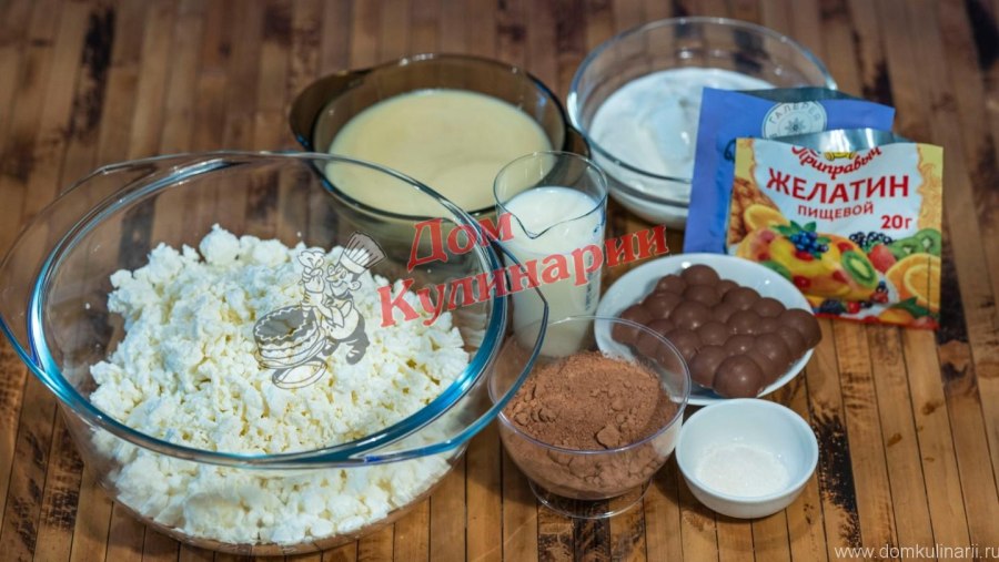 Творог со сметаной и сгущенкой