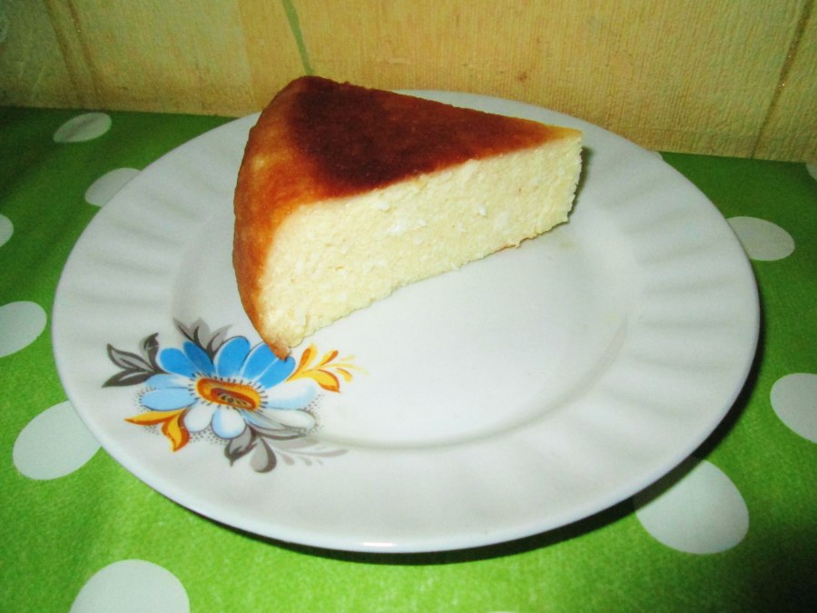 Творожная запеканка с кокосовой стружкой