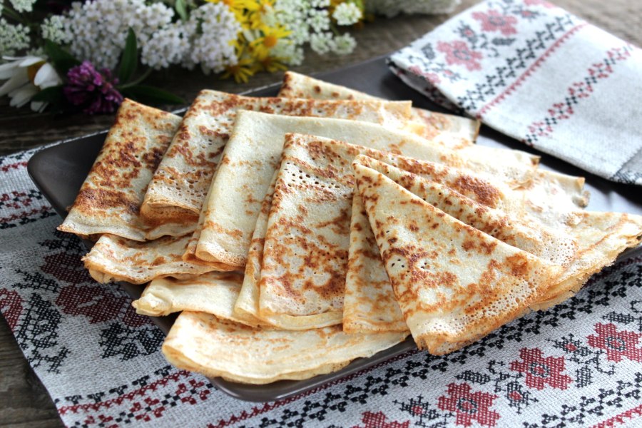 Постные блины
