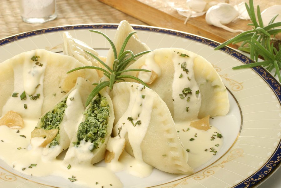 Вареники с картошкой в духовке