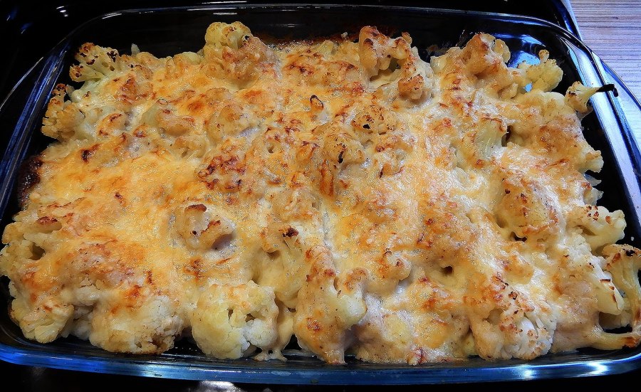 Запеканка с курицей и грибами
