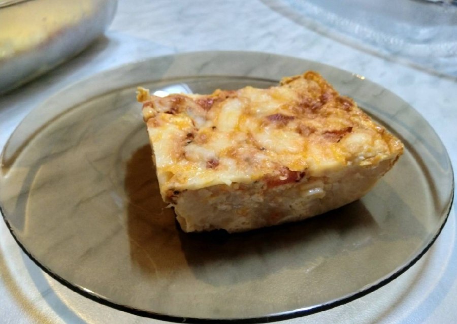 Запеканка с помидорами