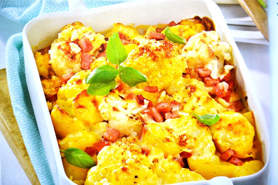 Картофель с цветной капустой