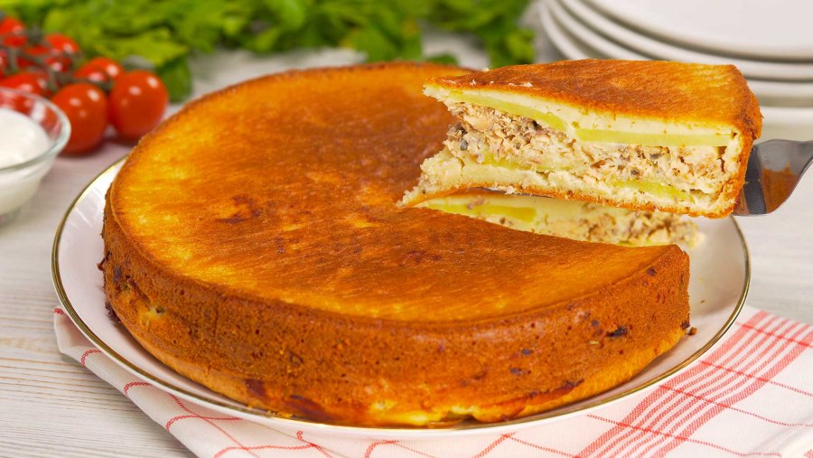 Пирог с рыбой