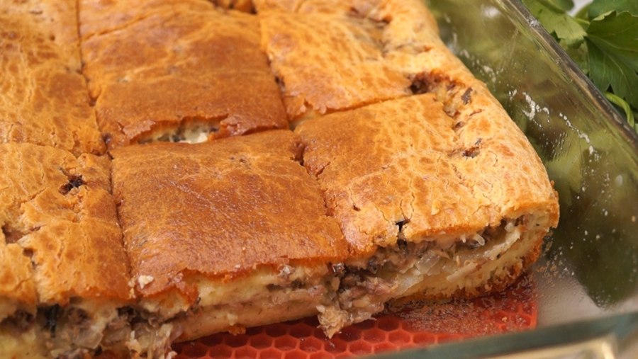 Английский рыбный пирог с картофельным пюре