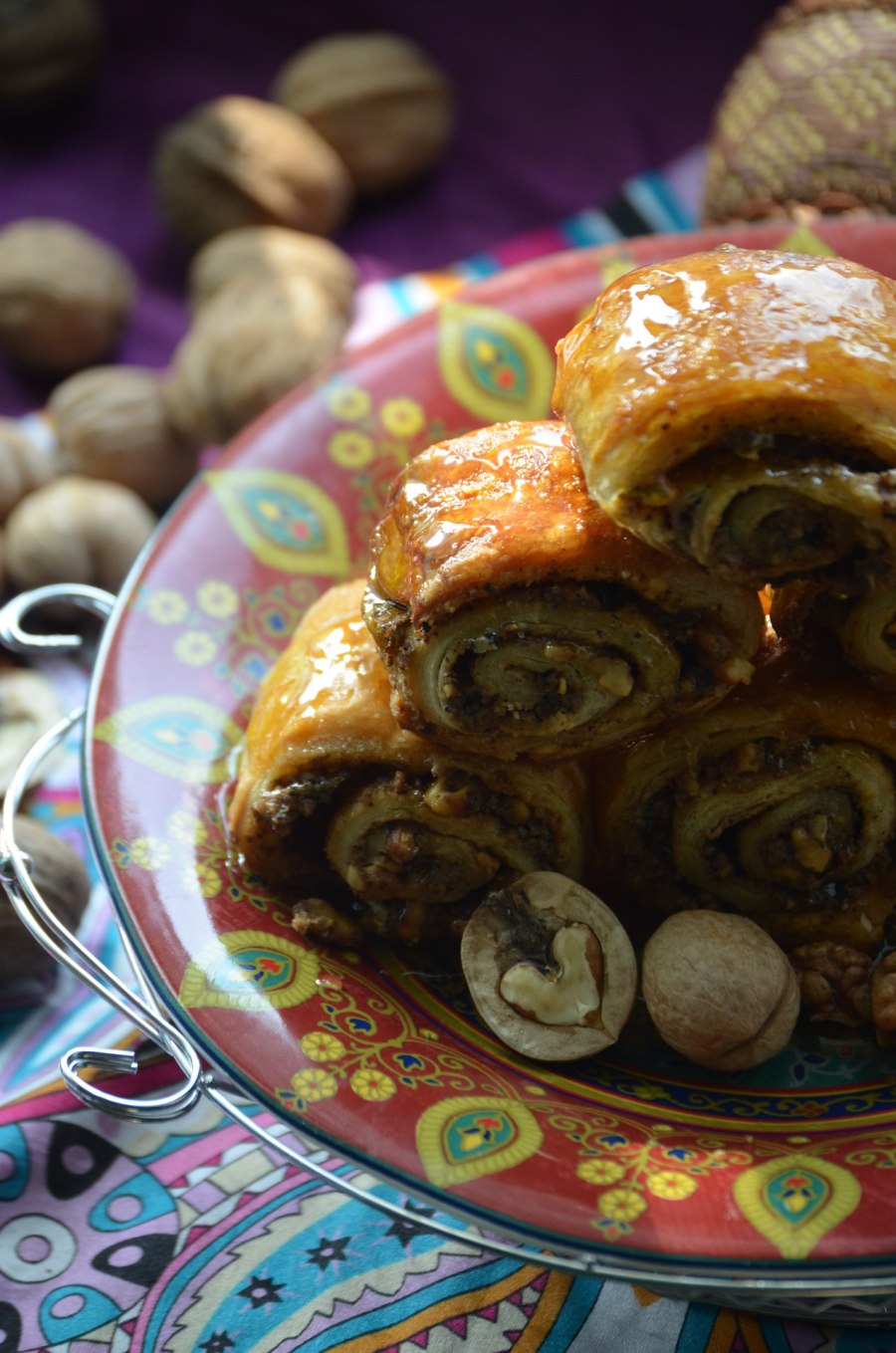 Трубочки с орехами
