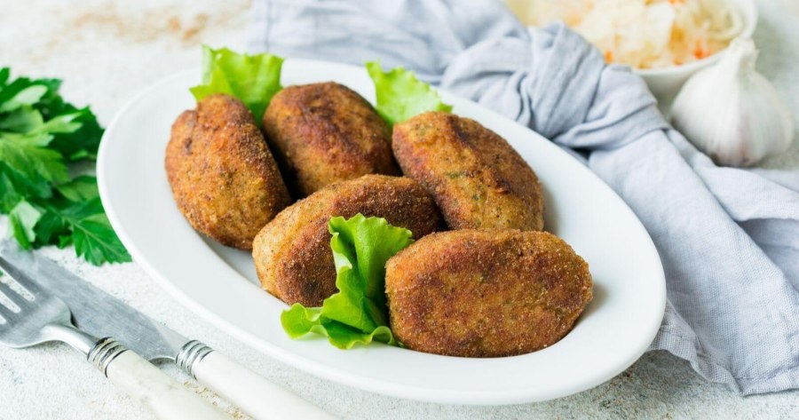 Куриные котлеты с цветной капустой