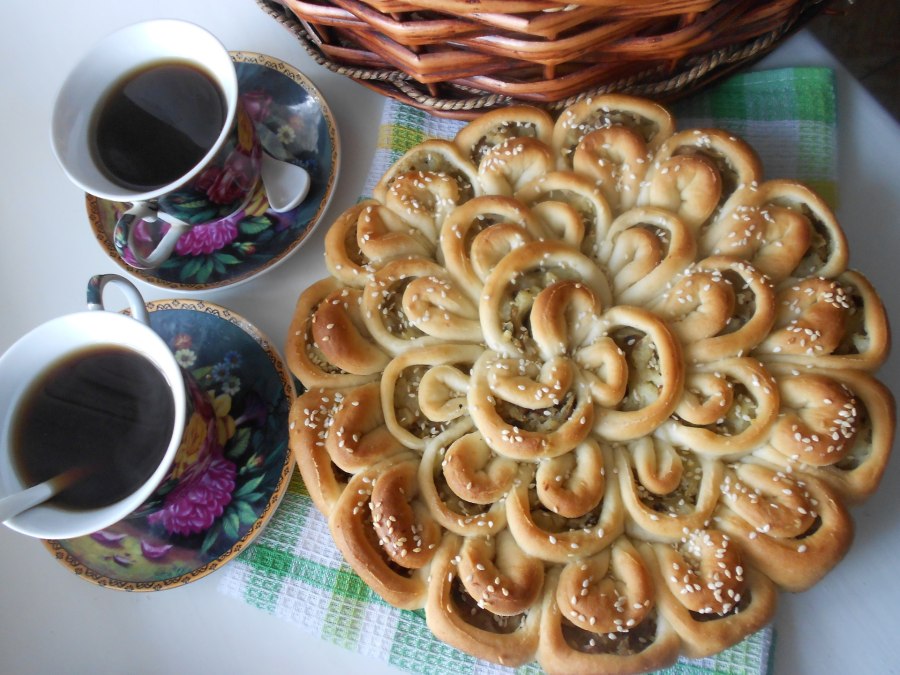 Аппетитный пирог с мясом