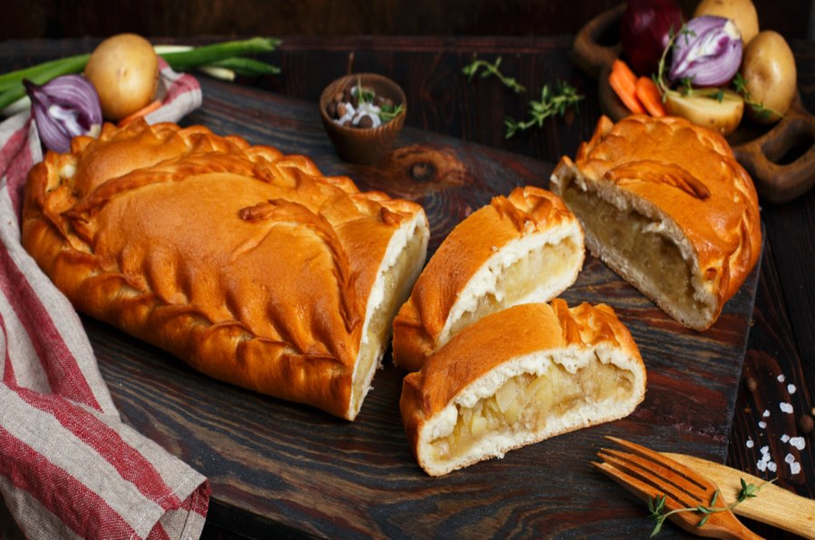 Конвертики с картошкой