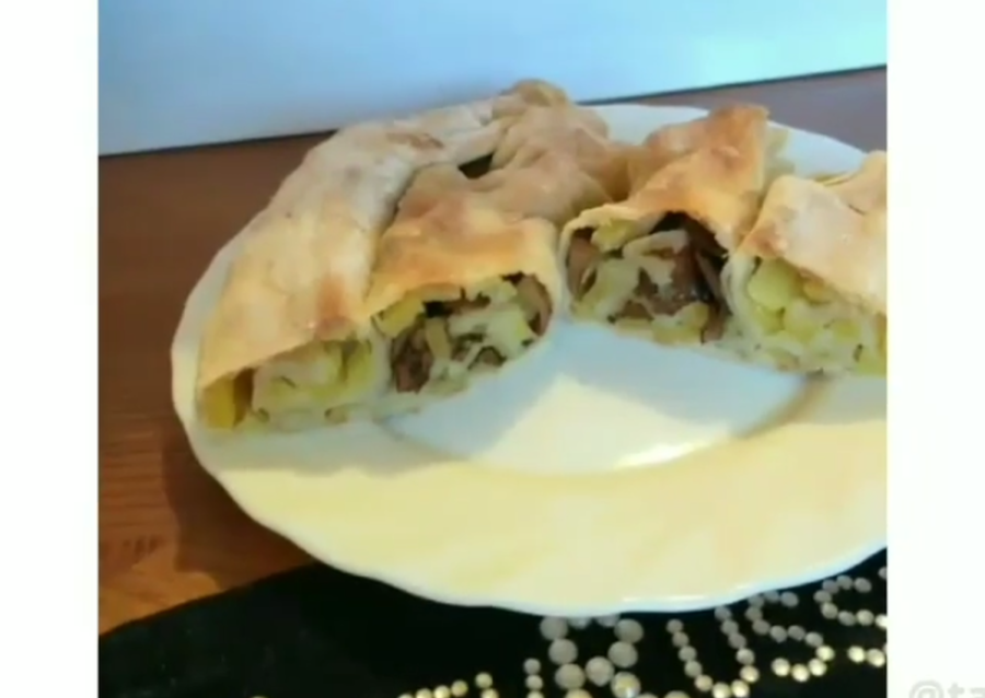 КИШ Лорен с луком пореем