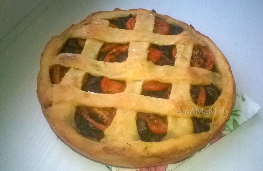 Осетинский пирог с картошкой и грибами