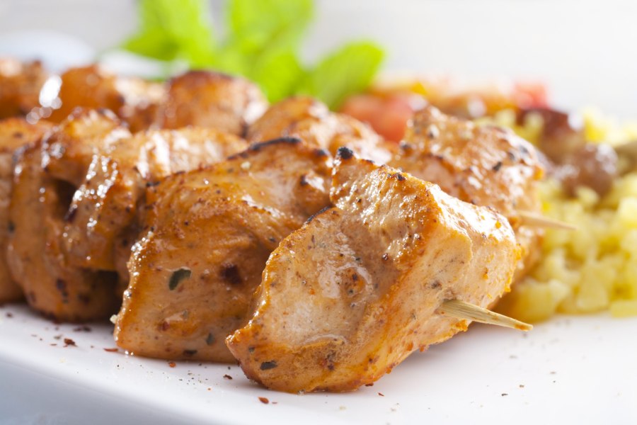 Шашлык из куриной грудки