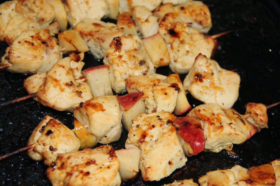 Шашлык из куриного филе
