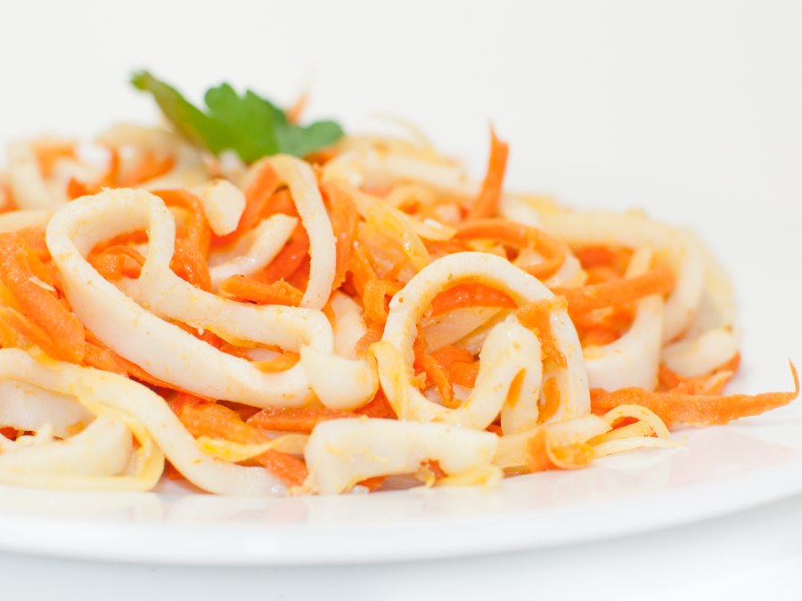 Капеллини с морепродуктами