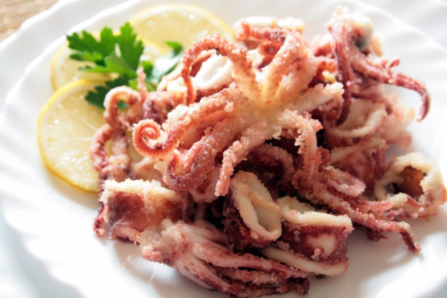 Блюда из кальмаров