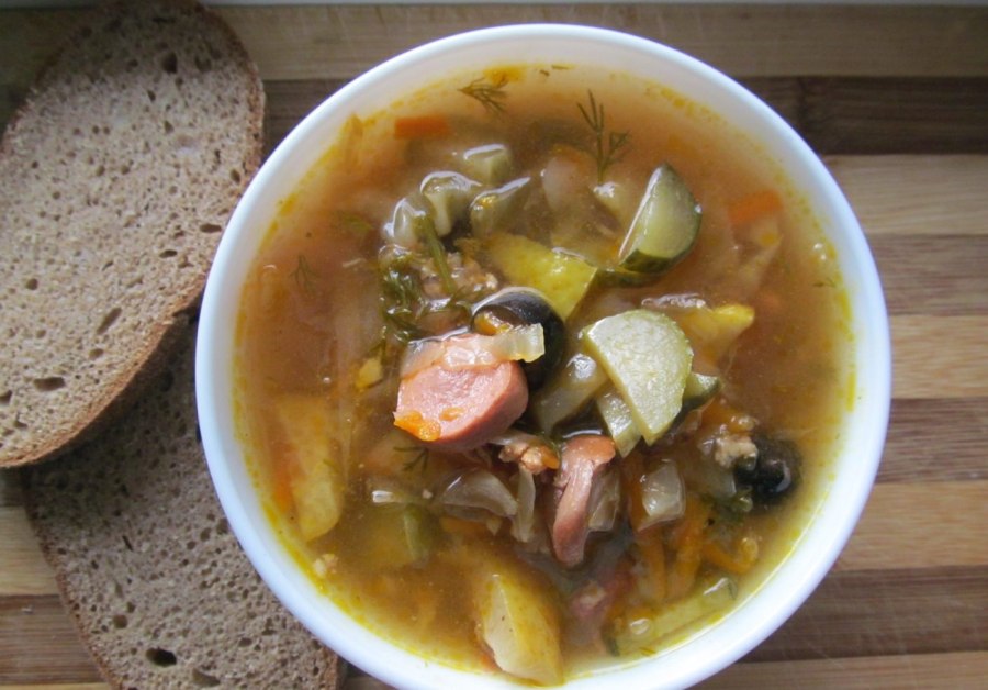 Монастырская кухня грибной суп