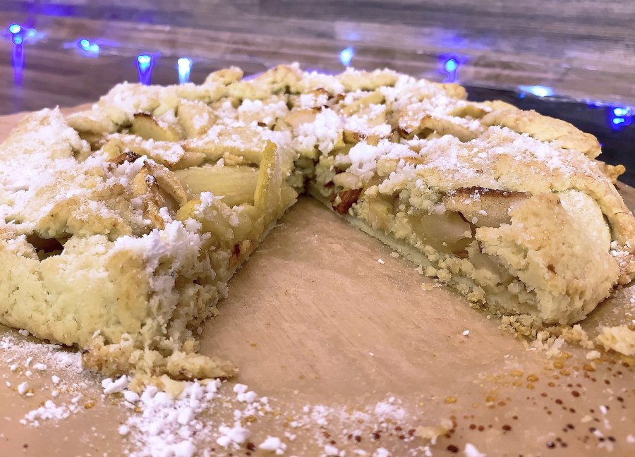 Постная выпечка с яблоками