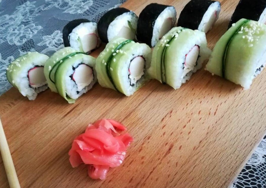 Закуска из огурцов