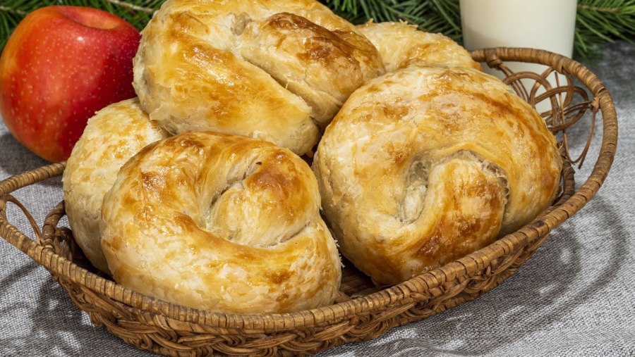Плюшки с творогом
