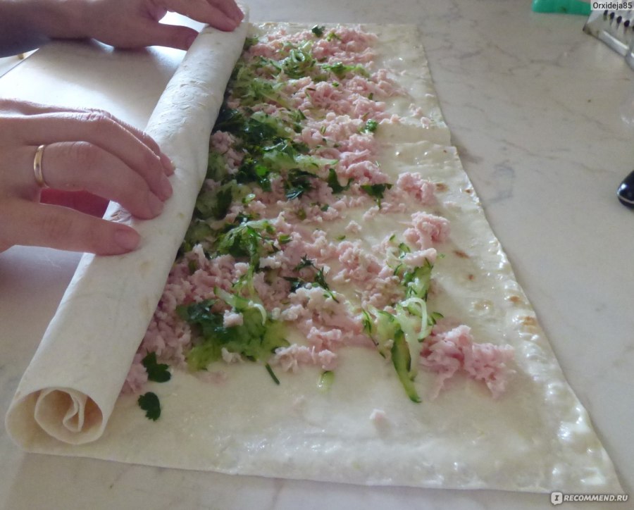 Лаваш с начинкой