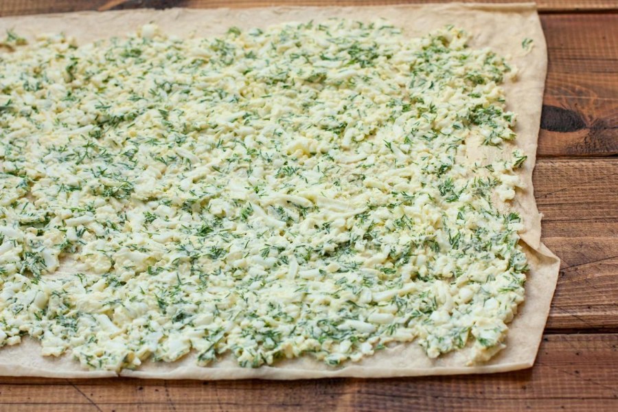 Лаваш с укропом