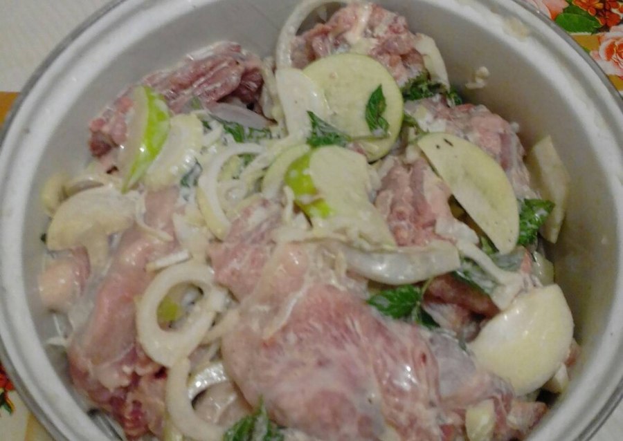 Маринад для шашлыка с майонезом