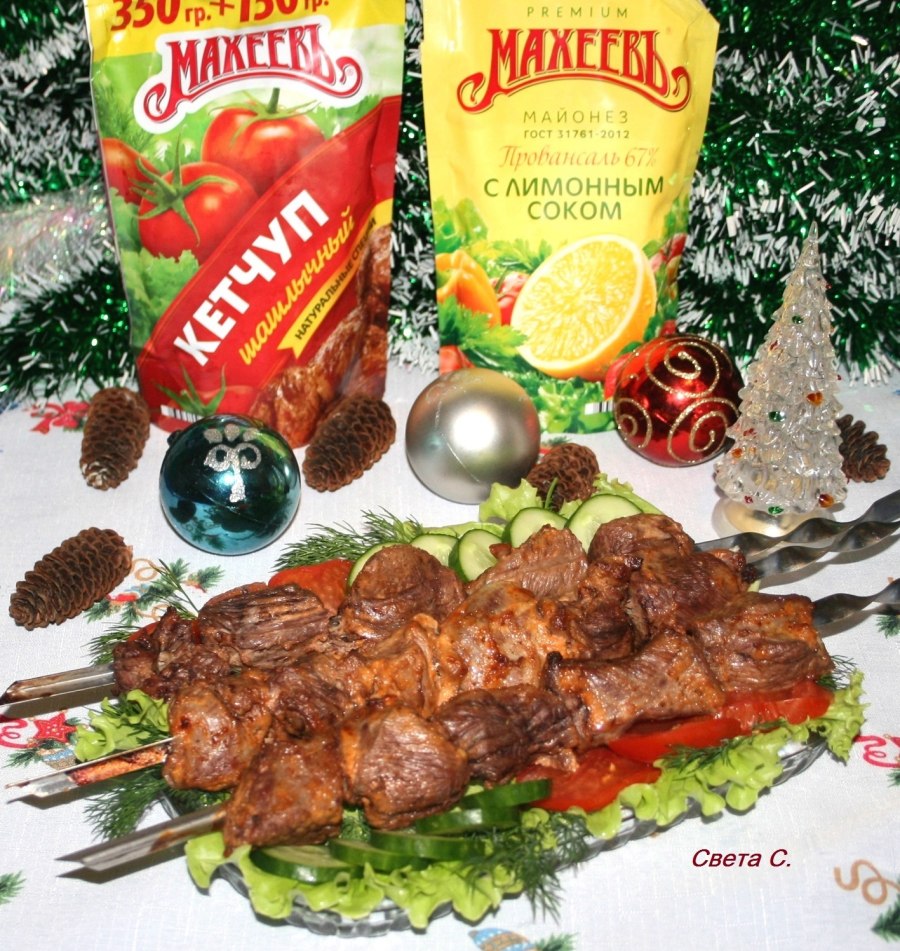Шашлычки из куриных сердечек
