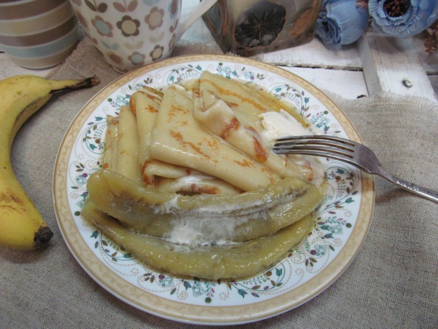 Жареные бананы в кляре