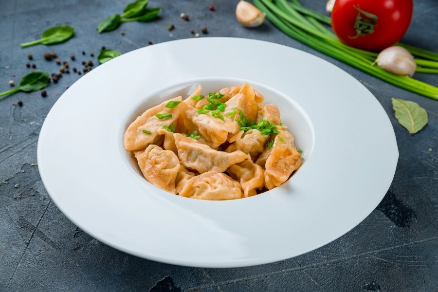 Гёдза с креветками