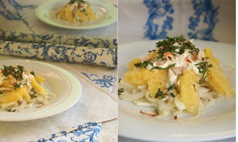 Салат из фенхеля с апельсином