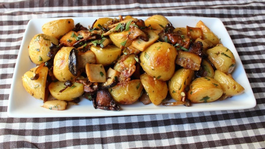 Картошка с грибами
