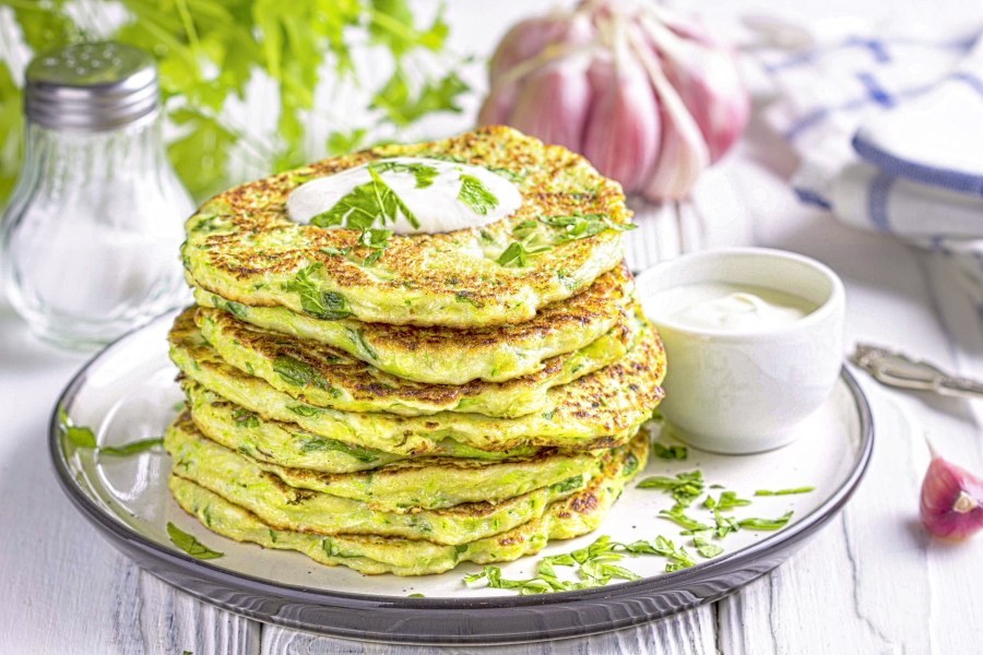 Высоцкая Юлия кабачковые оладьи
