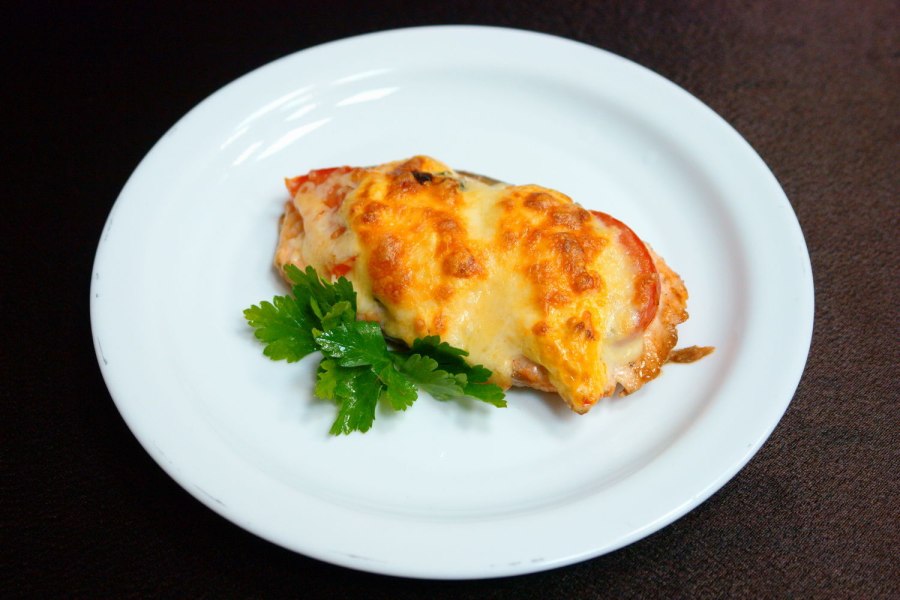 Рыба запеченная с сыром