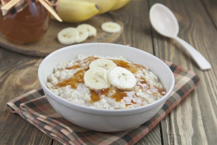 Овсяная каша с медом