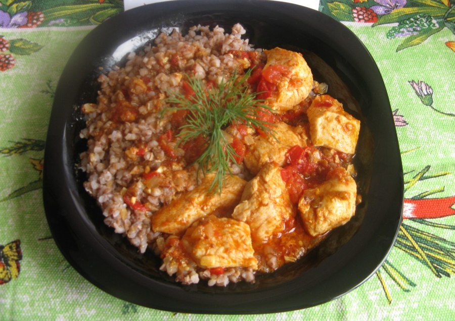 Куриное филе с болгарским перцем
