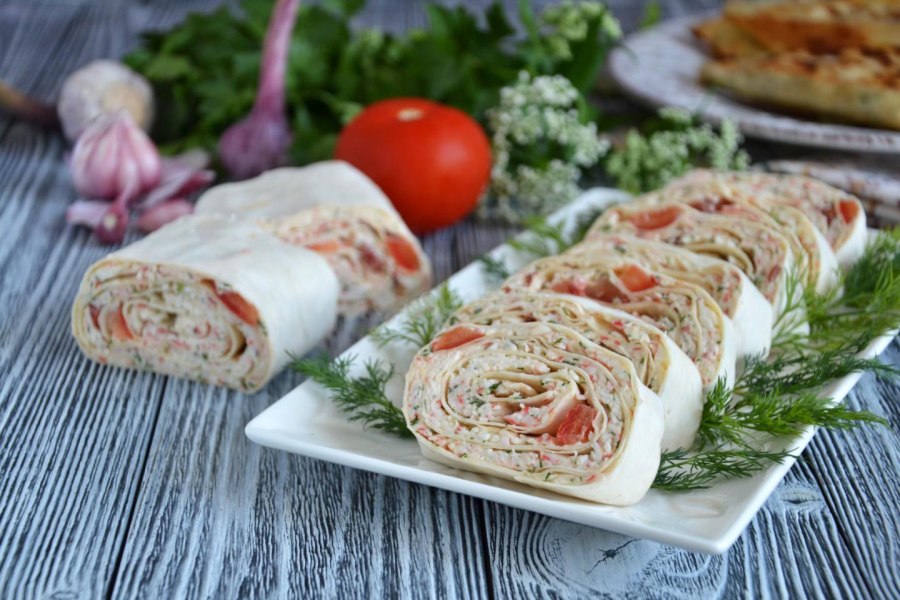 Лаваш с куриной грудкой